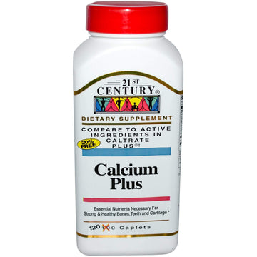 21st Century Calcium Plus Caps 120'S - Bait Al Dawaa